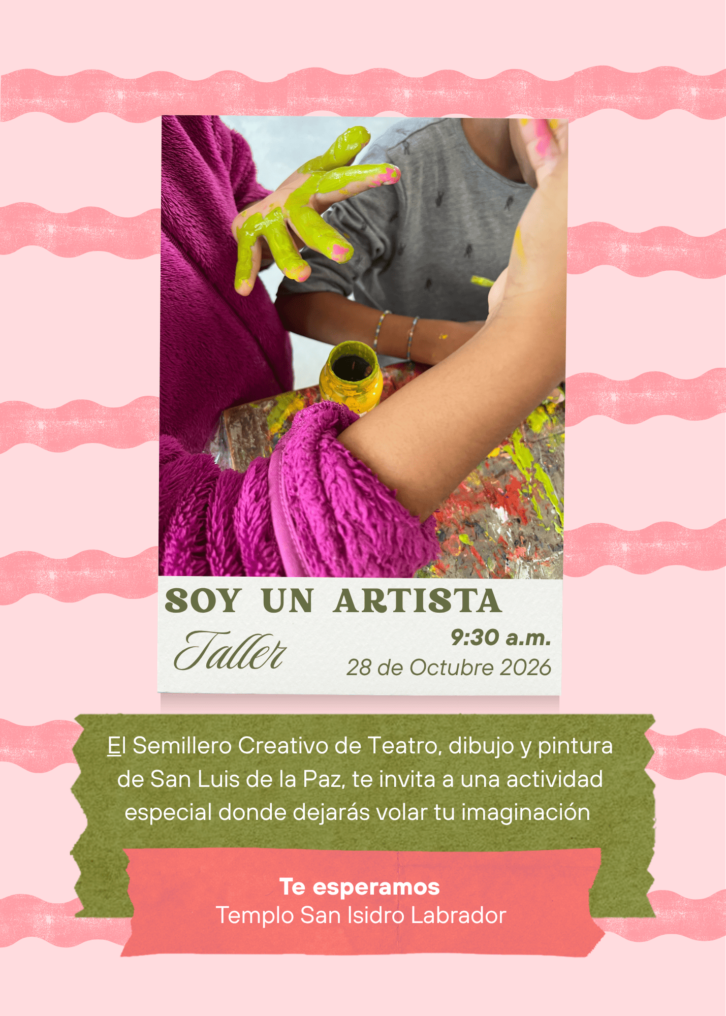Actividad Cultural Comunitaria: Soy un Artista